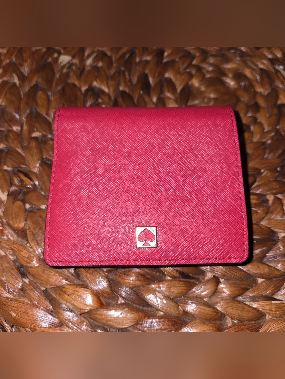 Kate Spade ♠️ Raspberry Red Mini Wallet Cove Street Serenade